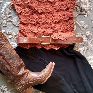 Umgee Crochet Tank Top